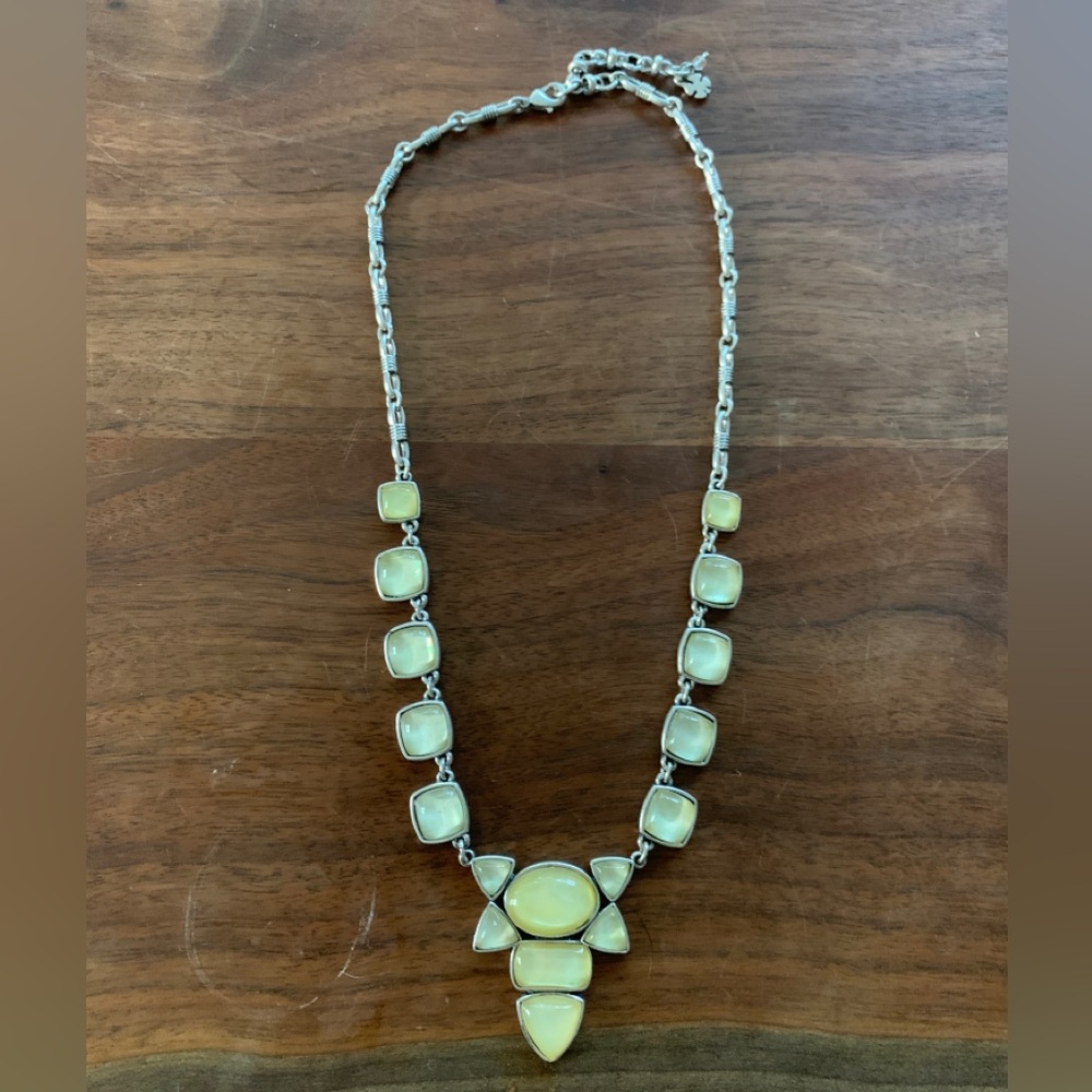 Lucky Brand jeweled statement necklace